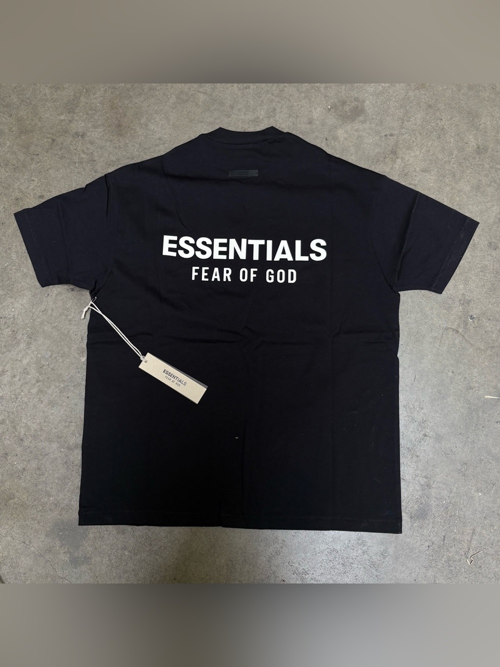 Fear of God ESSENTIALS Men's Black T-Shirt